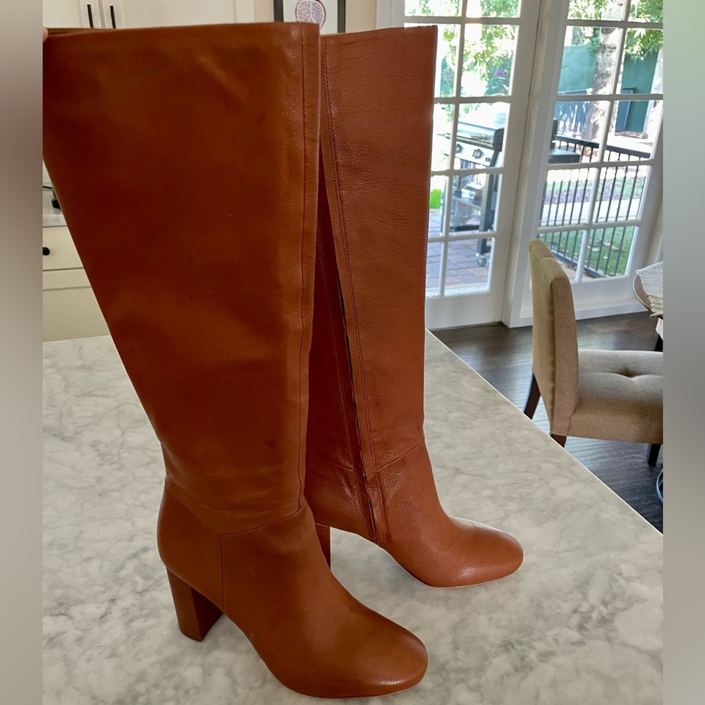 Brannen leather knee-high boots by Vince, size 9.5